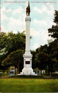 Illinois Waukegan Soldiers and Sailors Monument