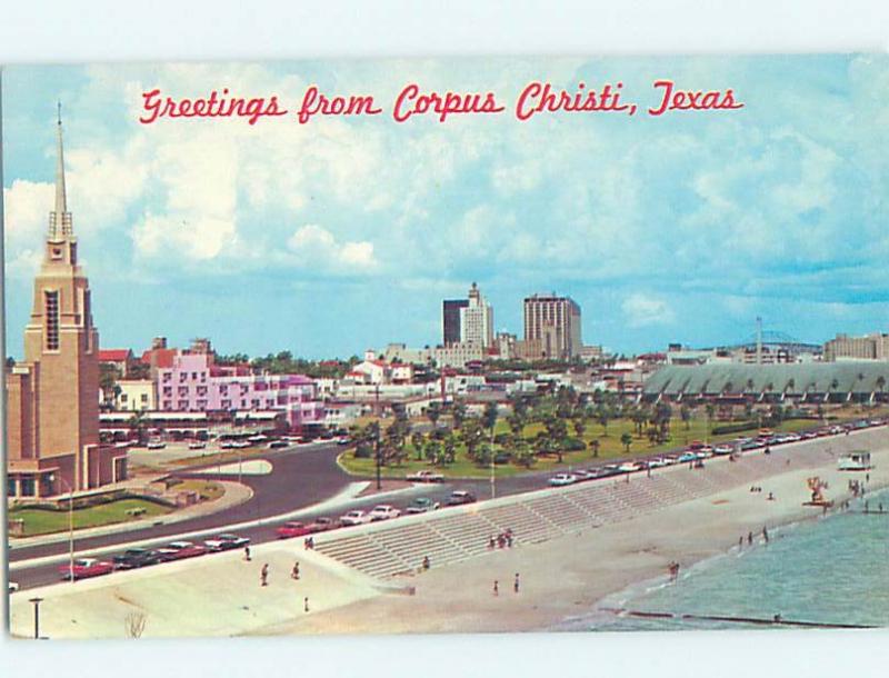 Unused Pre-1980 PANORAMIC VIEW Corpus Christi Texas TX i0016