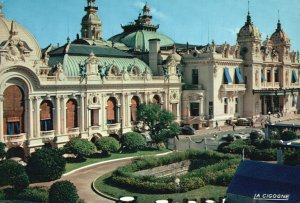 Vintage Postcard Reflets De La Corte D'Azur Monte Carlo Le Casino Monaco