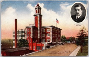 Home of Successful Farming Pub Co. Des Moines Iowa IA Street View Postcard