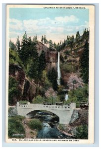 C.1915-20s Multnomah Falls Benson & Highway Bridges Oregon Postcard P154E