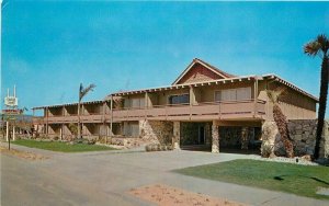 California Coral Reef Motel South Shore Postcard Tiki 1950s Roberts 20-7895