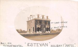 8796  Sask. Canada Estevan   Land office, Post Office,  RPC