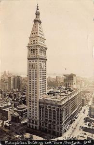 New York NY Metropolitan Building Construction Wilkerson RPPC Postcard