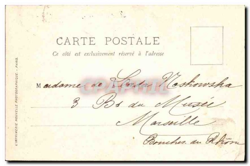 Old Postcard Paris Arc de Triomphe du Carrousel