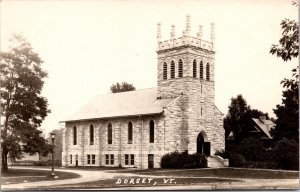 Real Photo Postcard Church in Dorset, Vermont