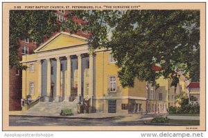 Florida Saint Petersburg First Baptist Church 1940