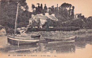 LES BORDS DE LA RANCE FRANCE~LE PORT RION~PHOTO POSTCARD