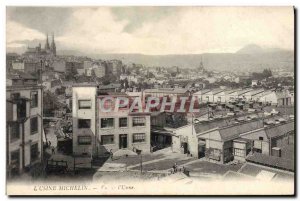 Postcard Old Automobile Factory Michelin Clermont Ferrand View of & # 39usine