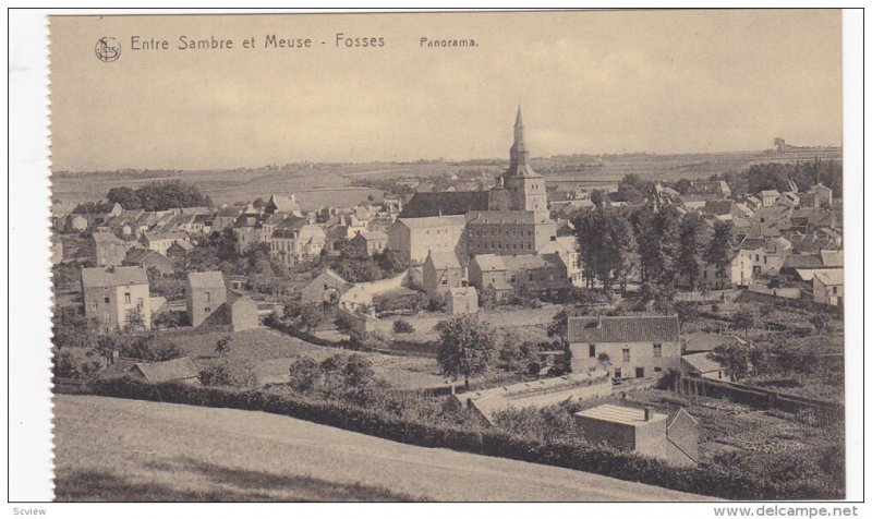 FOSSES, Belgium, 1900-1910´s; Panorama, Entre Sambre Et Meuse