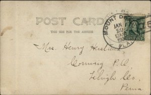 Scenic View - Mount Dora FL Cancel c1908 Real Photo Postcard