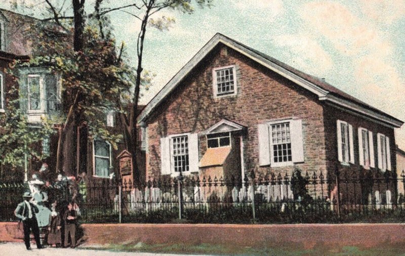 c.1910's Mennonite Church Battle of Germantown Pa. Postcard 2R4-364 