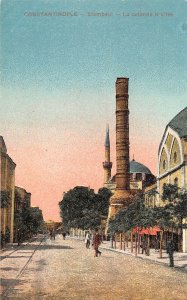 US6593 stamboul la colonne brullee constantinople istanbul turkey