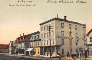 Calais Maine Border City Hotel Vintage Postcard AA36620