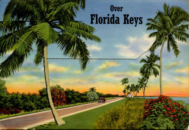 Folder - Overseas Highway, Florida Keys & Key West (16 lithograph views; line...