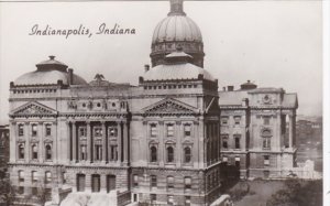 Indiana Indianapolis State Capitol Building Real Photo