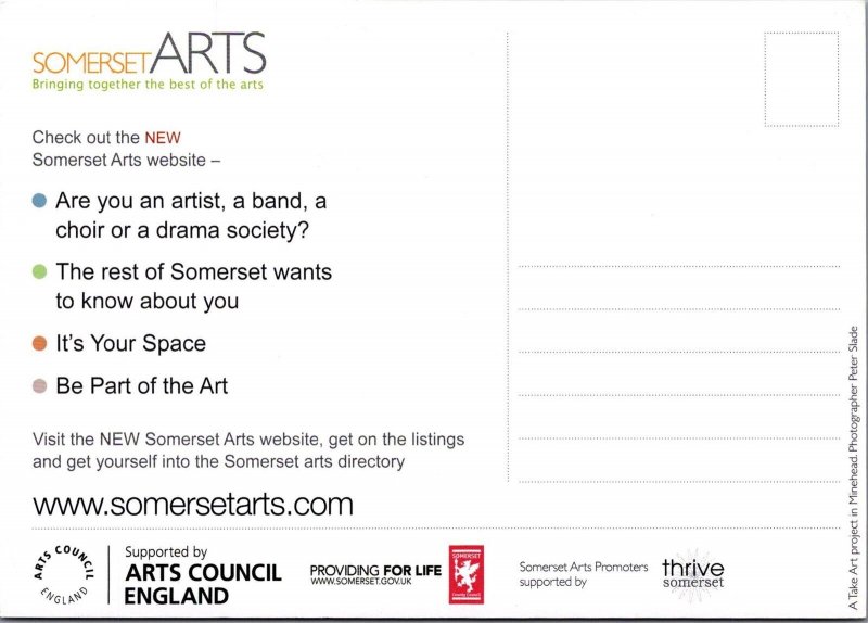Advertising Postcard - Somerset Arts, Community Dance Class RR17172