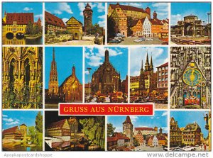 Germany Nuernberg Gruss Aus Multi View