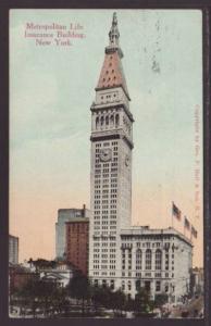 Metropolitan Life Building,New York,NY Postcard 