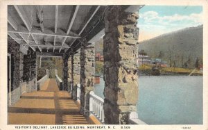 Montreat North Carolina Lakeside Building Visitor's Delight Postcard AA59965