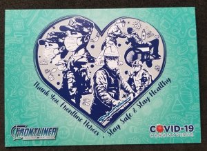 [AG] P948 Malaysia Fight Covid-19 Virus Medical Frontliner Health (postcard *New