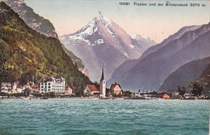 Switzerland Fluelen und der Bristenstock 1910