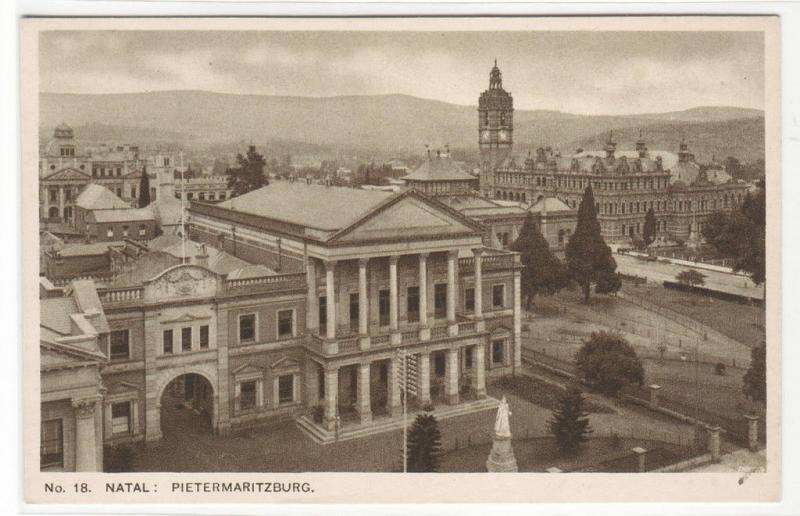 Panorama Pietermaritzburg South Africa postcard