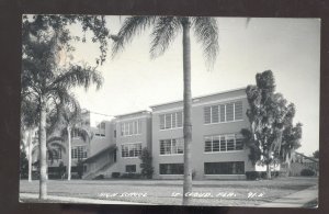 RPPC SAINT ST. CLOUD FLORIDA HIGH SCHOOL VINTAGE REAL PHOTO POSTCARD