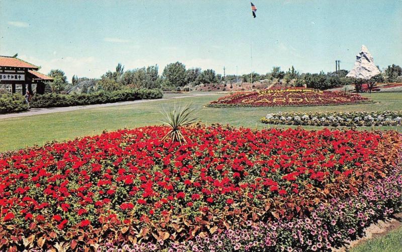 SALT LAKE CITY, UT Utah    INTERNATIONAL PEACE GARDENS    Chrome Postcard