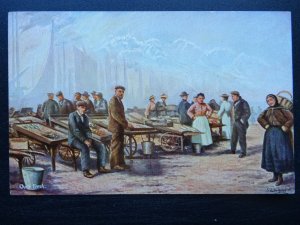 Fisherfolk Series QUITE FRESH c1906 Postcard by S. Hildesheimer 5451