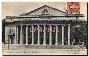 Old Postcard The Theater Nimes