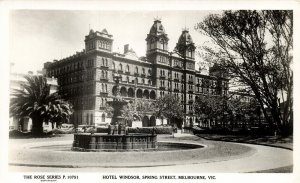 australia, MELBOURNE, VIC, Hotel Windsor, Spring Street (1950s) Rose Series RPPC