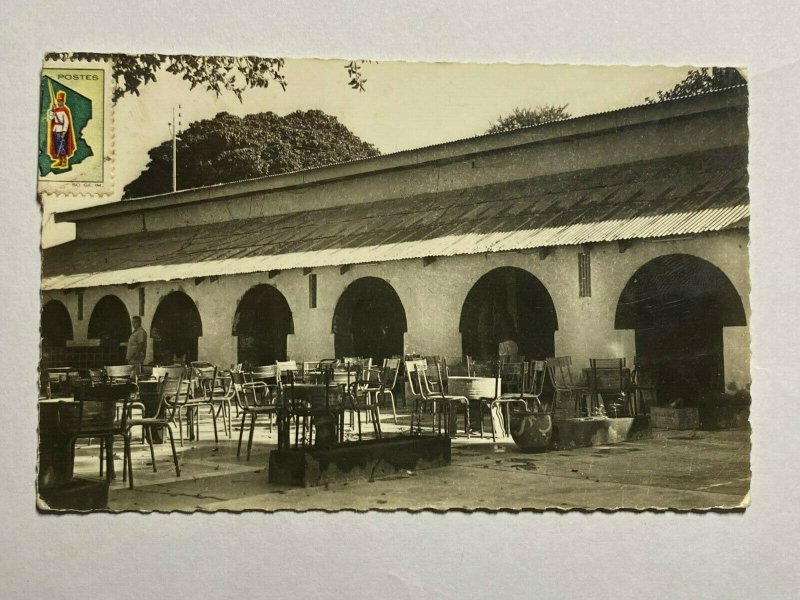 POSTED 1963 POSTCARD - LE CLUB DU CHARI FORT LAMY N'Djamena CHAD (KK2548) 