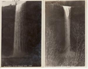 OR   NORTH FALLS  SILVER CREEK  2 RPPC postcards
