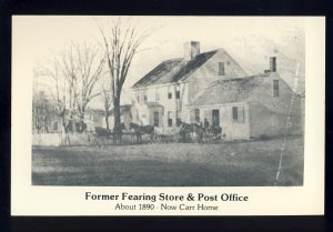 Rochester, Massachusetts/MA/Mass Postcard, Former Fearing Store & Post Office