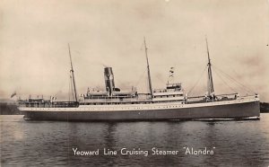 SS Alondra Yeoward Line Real Photo Unused 