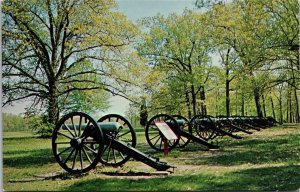 Vtg Ruggles Confederate Artillery Shiloh TN National Military Park Postcard