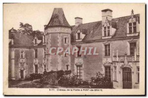 Old Postcard Chateau of Fleet Bridge Brayz = e