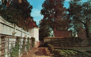 Vintage Postcard View In The Kitchen Garden Mount Vernon Ladies Washington WA