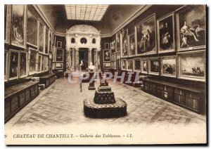 Old Postcard Chateau de Chantilly Gallery Tables