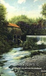 Old Saw Mill, Catskill Mtns. - Purling, New York NY Postcard