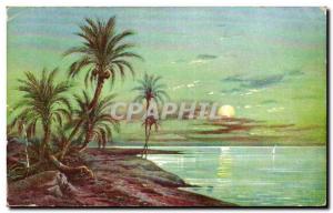 Old Postcard Fantasy Beach