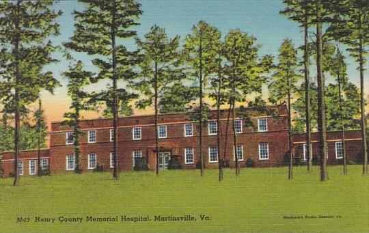 Henry County Memorial Hospital Martinsville Virginia