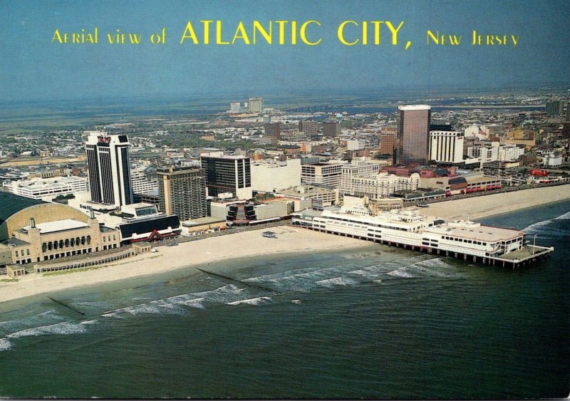 New Jersey Atlantic City Aerial View