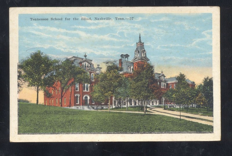 NASHVILLE TENNESSEE SCHOOL FOR THE BLIND CAMPUS VINTAGE POSTCARD