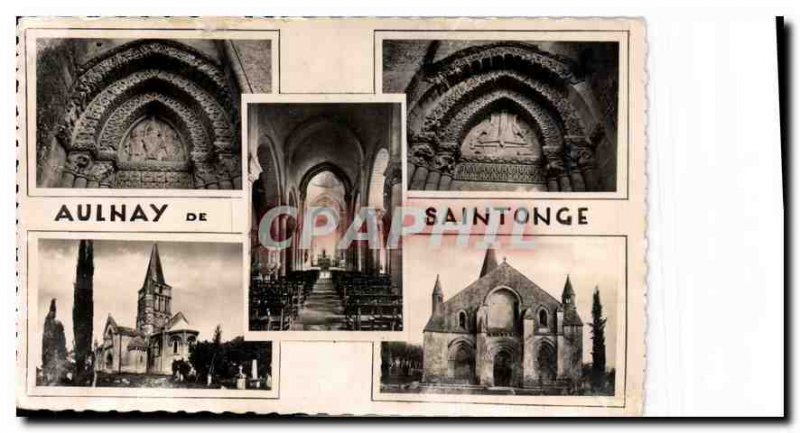 Old Postcard Aulnay de Saintonge Chte Ms.