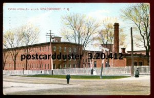 3825 - SHERBROOKE Quebec Postcard 1909 Paton Woolen Mills by Charlton