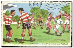 Old Postcard Cats Football Chat