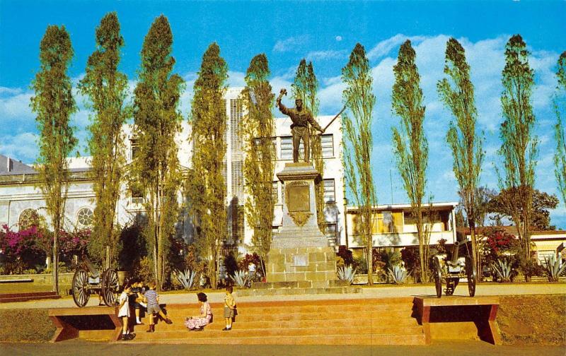 Alajuela Costa Rica 1950-60s Postcard Statue Of Juan Santamaria