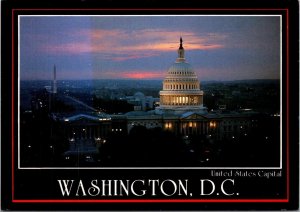 Washington D C The United States Capitol At Night